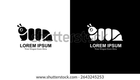 Caterpillar logo design with modern style