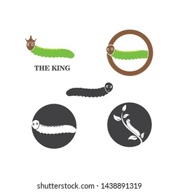 caterpillar logo icon vector illustration design template