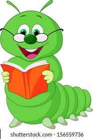 Caterpillar reading book