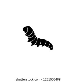 caterpillar vector icon. caterpillar sign on white background. caterpillar icon for web and app