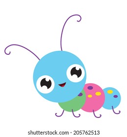 Caterpillar vector illustration
