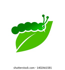 Caterpillars Are Eating Leaves, Worm Icon