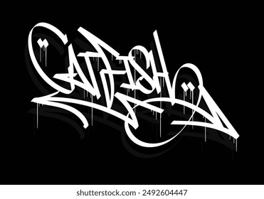CATFISH graffiti tag style design