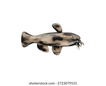renderização de ilustração 3d do ícone do catfish