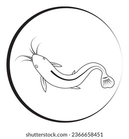 Catfish icon vector illustration design