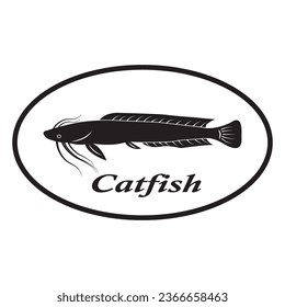 Diseño de ilustraciones vectoriales de iconos de Catfish