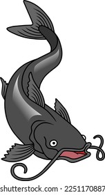 catfish icon  vector illustration isolated on white background