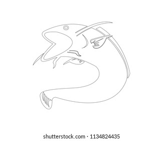 catfish image vector