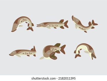 Catfish Month Day Illustration Vector Graphics Of Cute Fish Cooking And Fishing Perfect For