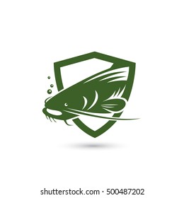 Catfish symbol - vector illustration