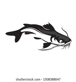 catfish vector art logo design inspiration