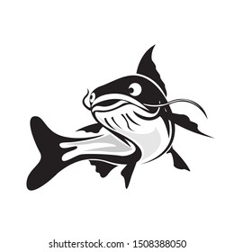 catfish vector art logo design inspiration
