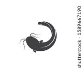 catfish vector icon illustration design template
