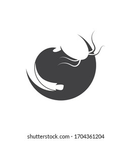 Catfish Vector Icon Illustration Design Template