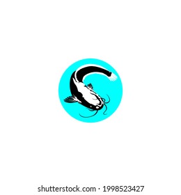 catfish vector icon illustration design template