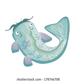 Catfish. Vector illustration