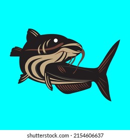 Catfish Vector And Illustration Design