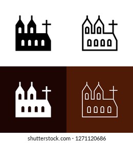 Cathedral Icon Set
