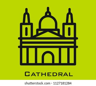 Cathedral icon signs