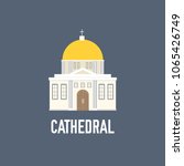 cathedral icon vector. cathedral sign on white background. cathedral icon for web and app