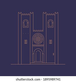 Cathedral Illustration - Vector file