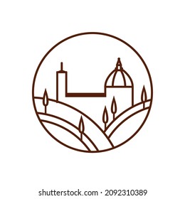 CATHEDRAL LOGO, Simple and Modern, EPS 10 Vector