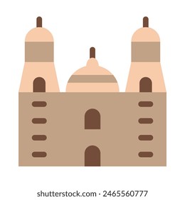 Cathedral Of Morelia Flat icon