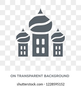 Cathedral of saint basil icon. Trendy flat vector Cathedral of saint basil icon on transparent background from Architecture and Travel collection.