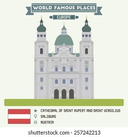 Cathedral of Saint Rupert and Saint Vergilius. Salzburg, Austria