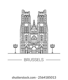 Cathedral of St. Michael and St. Gudula, Brussels, Belgium