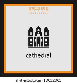 cathedral  vector icon