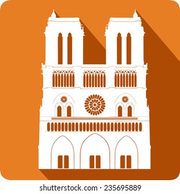 Cathedral, vector illustration