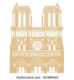 Cathedral, vector illustration