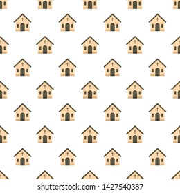 Catholic church pattern seamless vector repeat for any web design