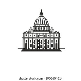 
KATHOLKIRCHE SAN PIETRO ROME ITALIENISCHE HISTORISCHE KÜNSTLERMONEN