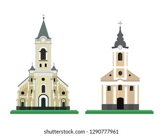 catholic church vector