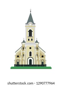 catholic church vector