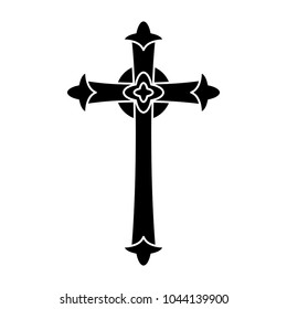 Catholic Cross Design Stock Vector (Royalty Free) 1044139900 | Shutterstock