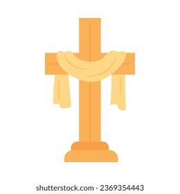 katholische, goldene Vektorgrafik einzeln