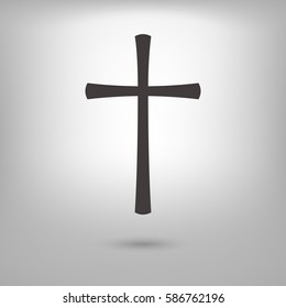 catholic cross icon illustration vector, can be used for web and design.