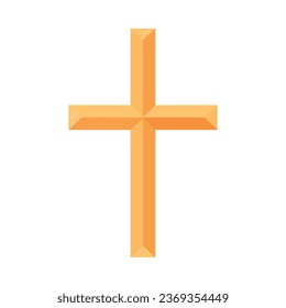 vector de diseño de corte transversal católico aislado