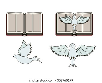 Catholic digital design, vector illustration eps 10