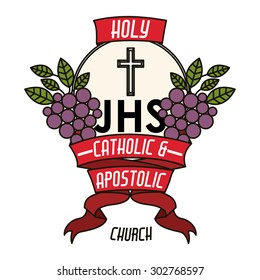 Catholic digital design, vector illustration eps 10