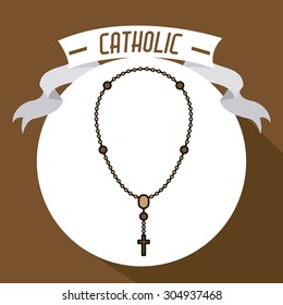 Catholic digital design, vector illustration eps 10