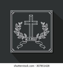 Catholic digital design, vector illustration eps 10