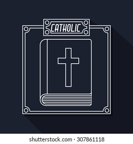 Catholic digital design, vector illustration eps 10