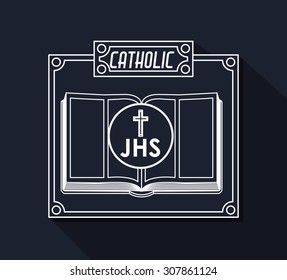Catholic digital design, vector illustration eps 10