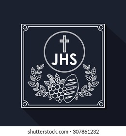 Catholic digital design, vector illustration eps 10