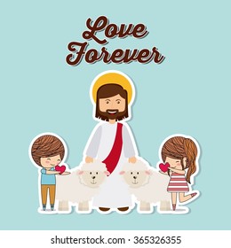 Catholic love design 