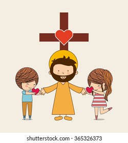Catholic love design 